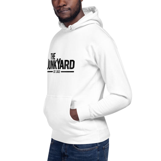 Junk Yard Unisex Hoodie - White