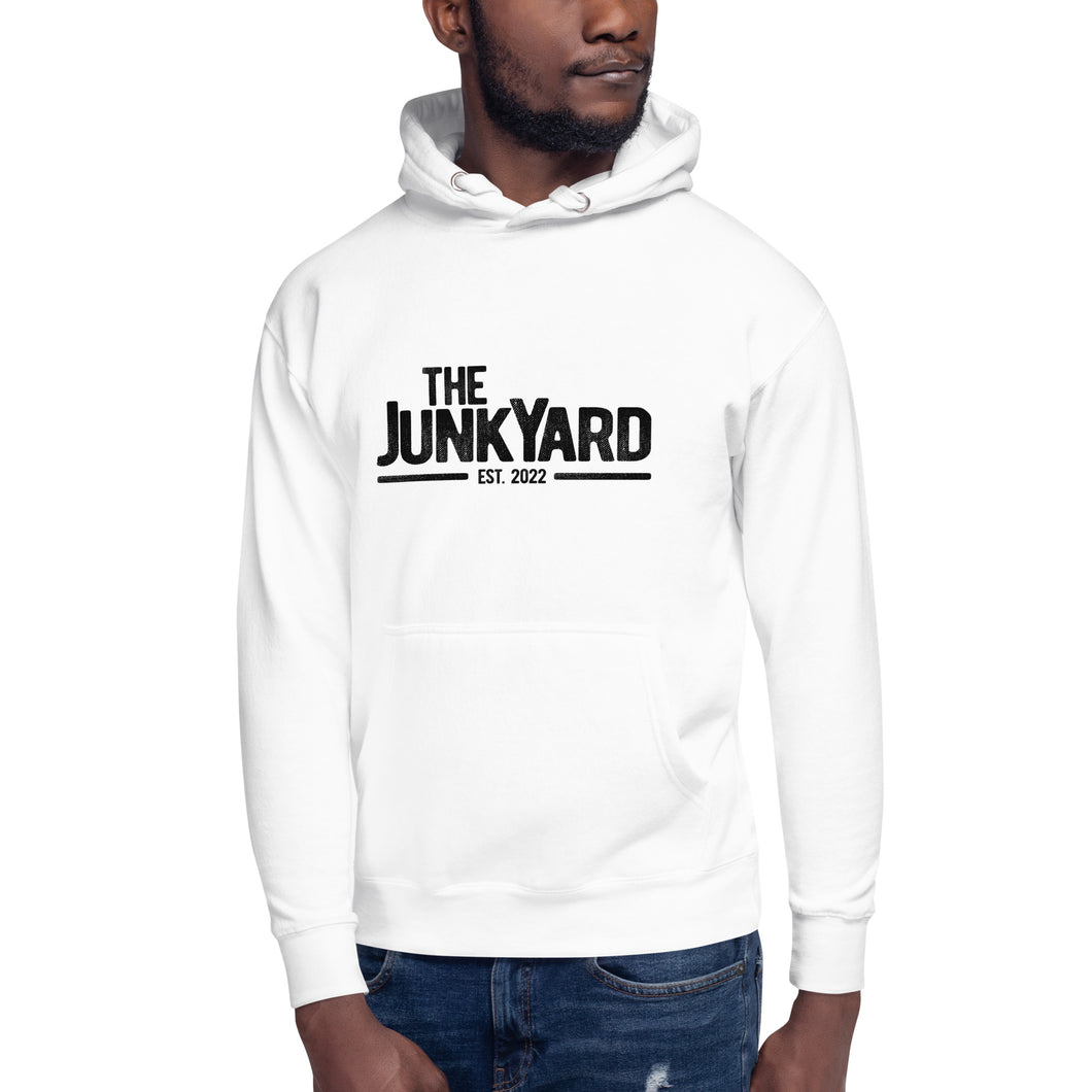 Junk Yard Unisex Hoodie - White