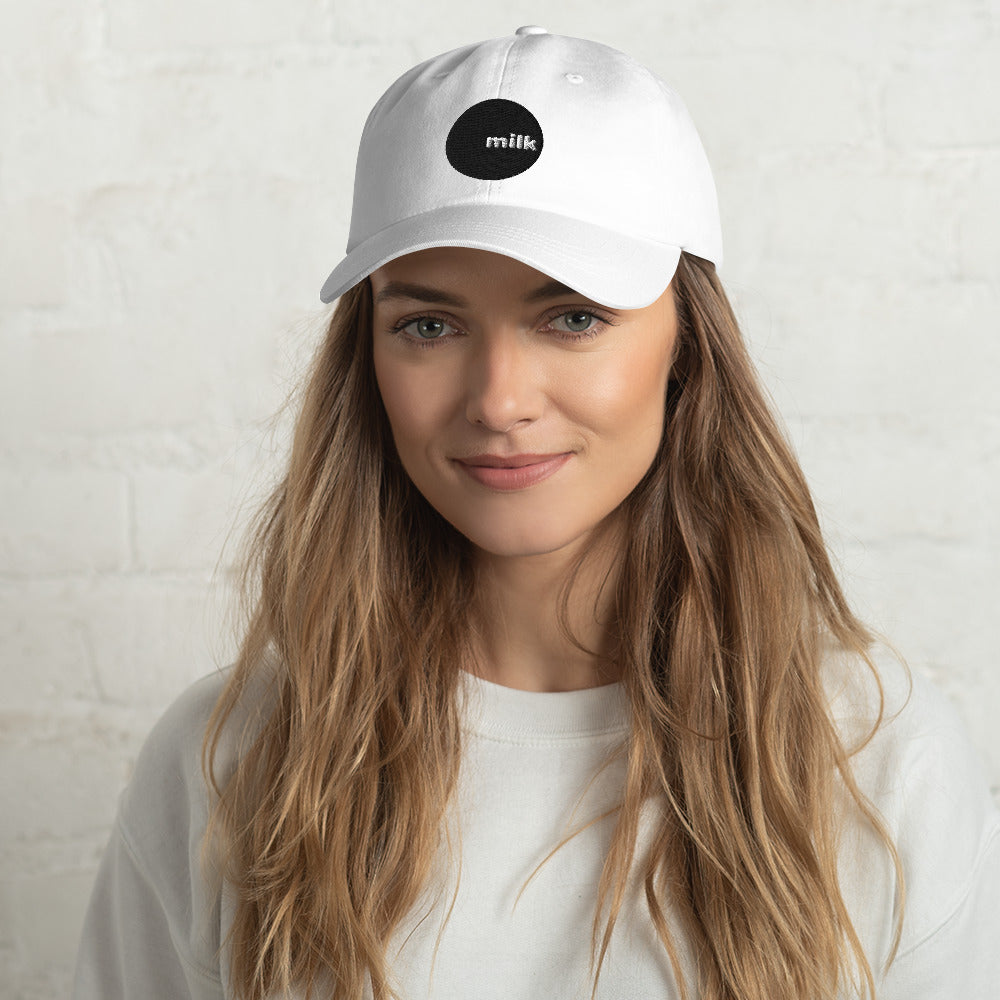 Milk White Dad Hat