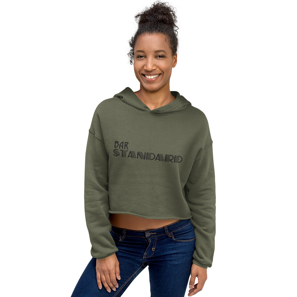 Bar Standard Crop Hoodie